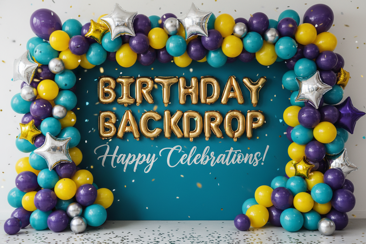 How to Create a Show-Stopping Balloon Backdrop for Birthday Photos