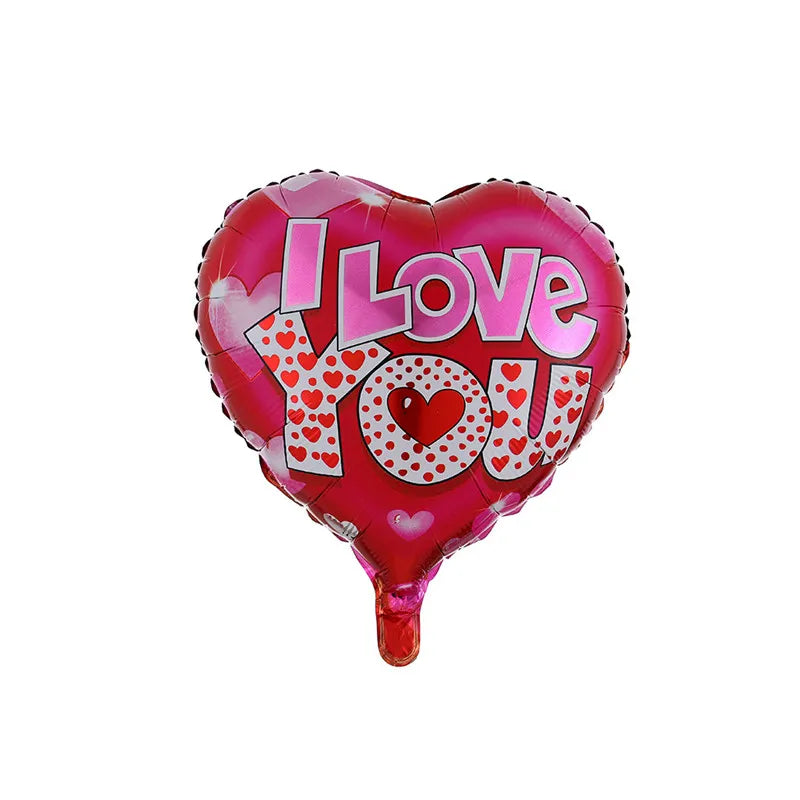 I Love You Colorful Design Balloon