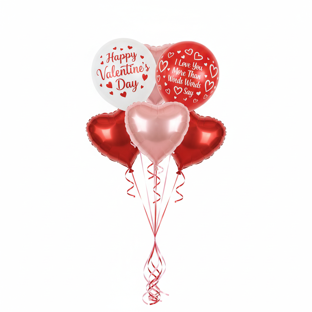 2 valentine not 3 balloons