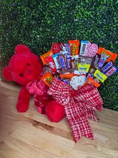 Valentine Chocolate Lover Bouquet with Bear