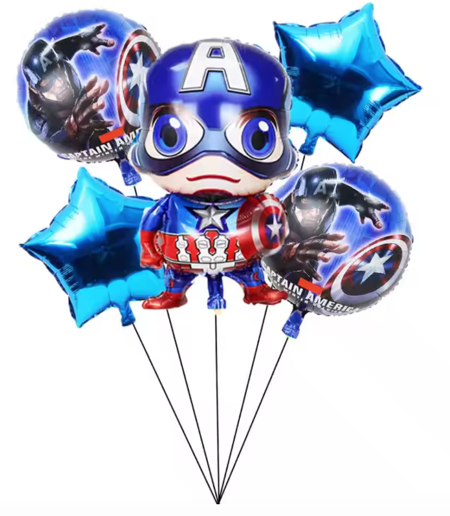 Super Hero America Balloon Bouquet
