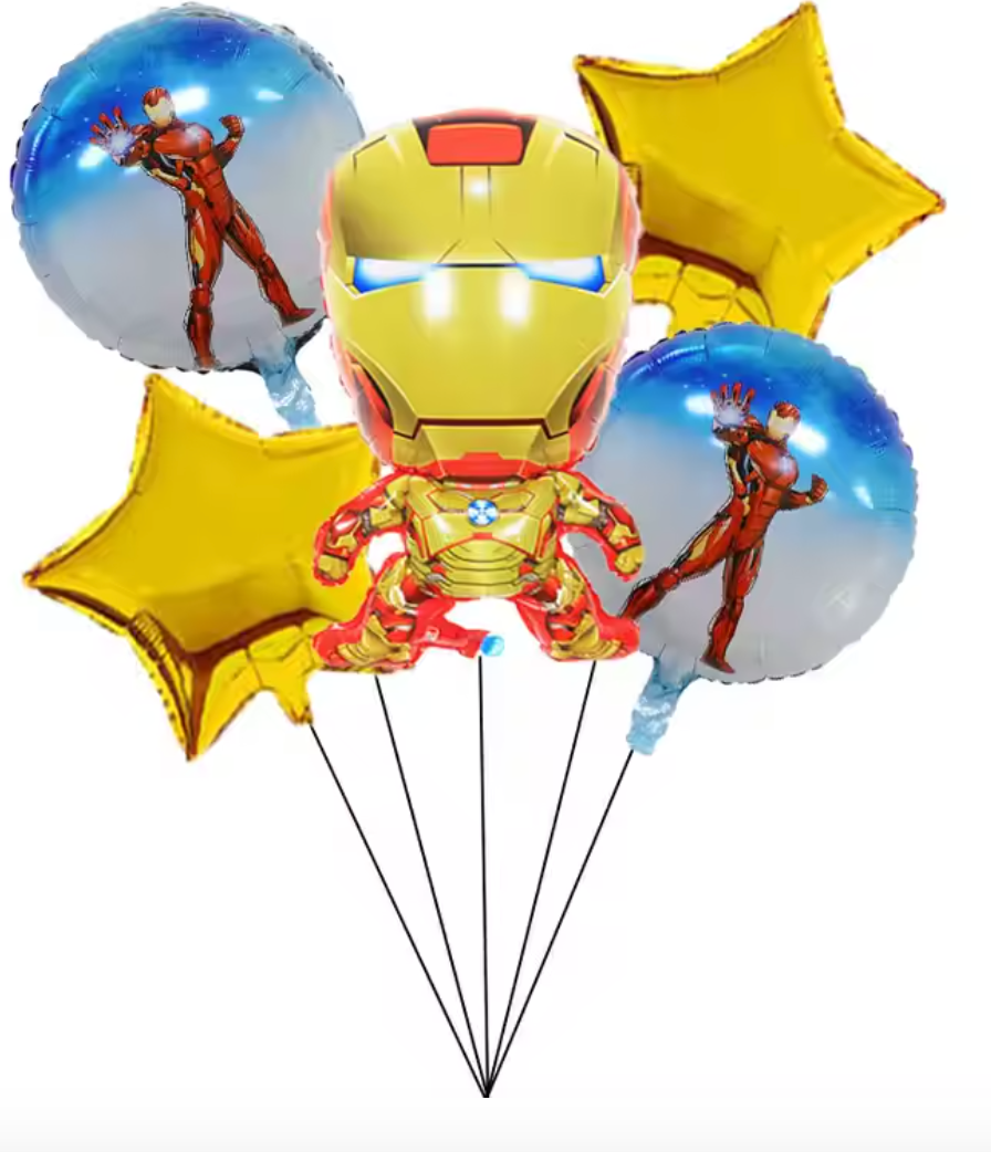 Super Hero Iron Balloon Bouquet