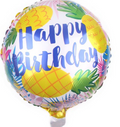 Happy Birthday Pineapple Print Balloon