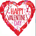 Happy Valentine Streamer Balloon