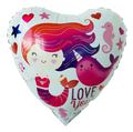 Mermaid Love You Balloon