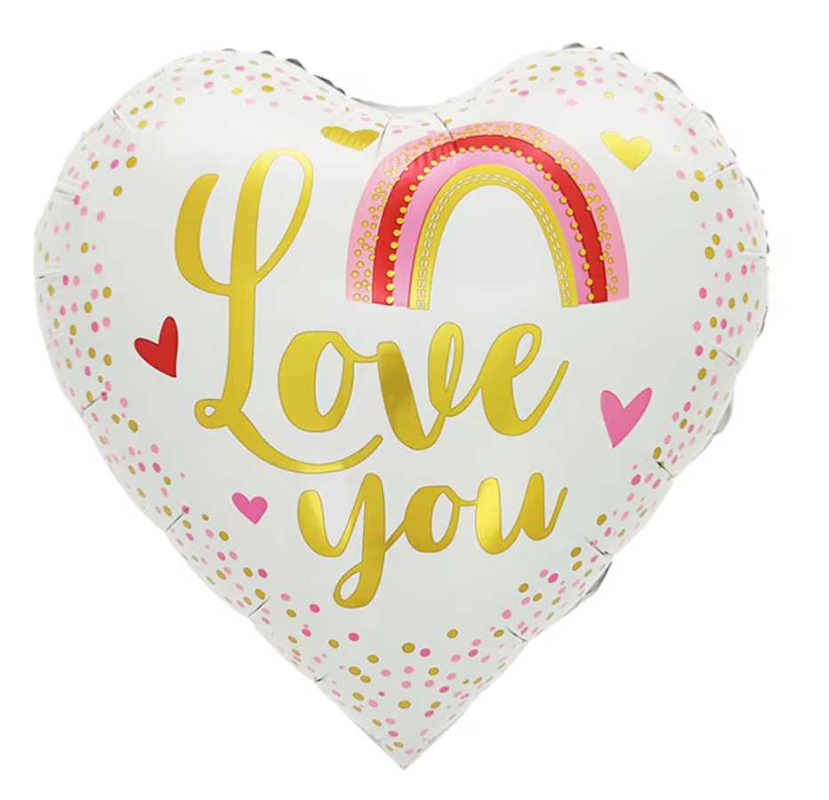 Love you Boho Themed Balloon