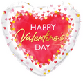 Happy Valentine's Day Balloon with mini hearts