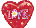 Love Balloon with a cute daisy