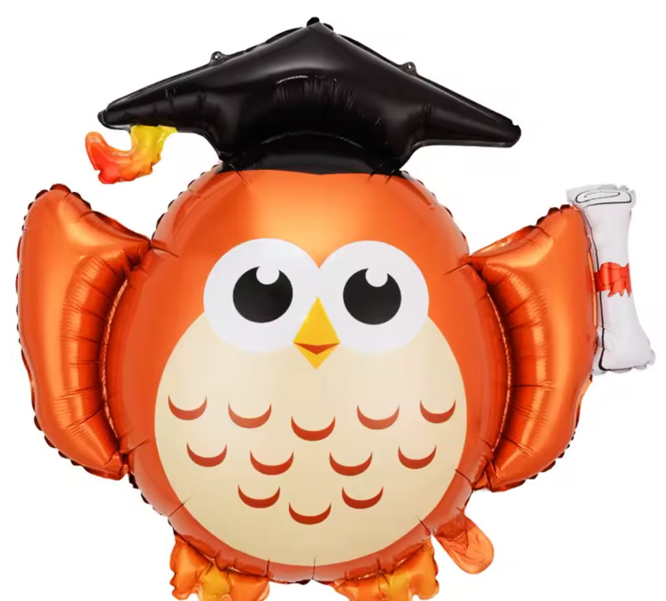 Owl Graduation Balloon- Large