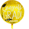 Gold Congrats Grad the Adventure Begins