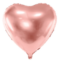 Rose Gold Heart Balloons