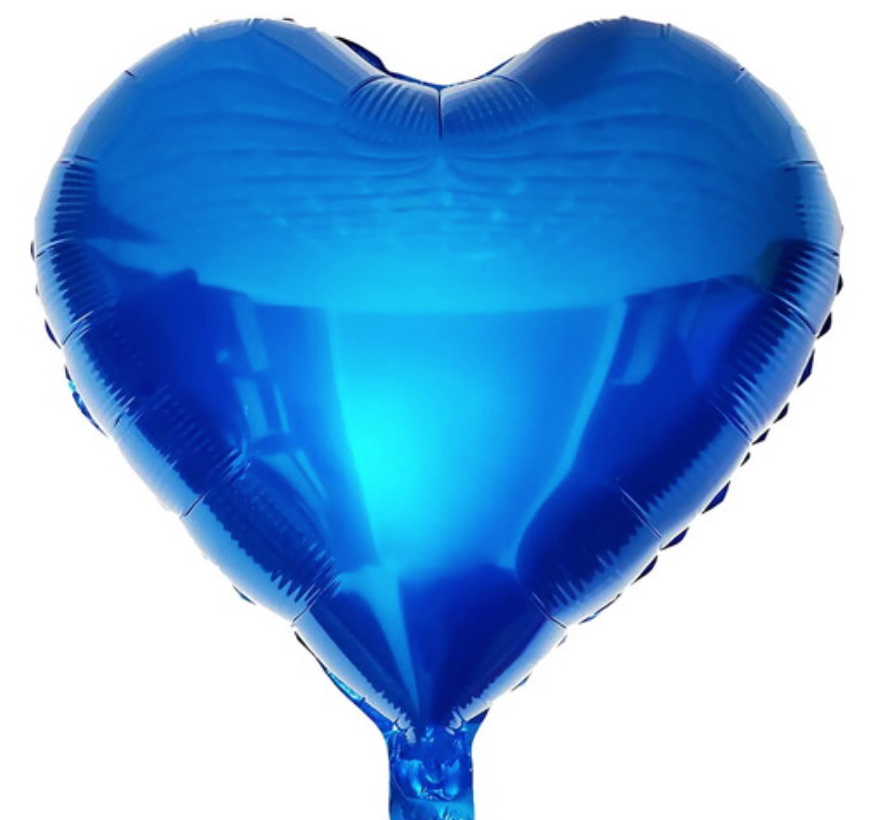 Blue Heart Balloon
