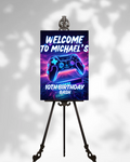 Level-up Game Party Sign