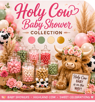 Holy Cow Highland Cow Candy Table Package