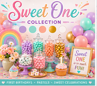 Sweet One Candy Table Package