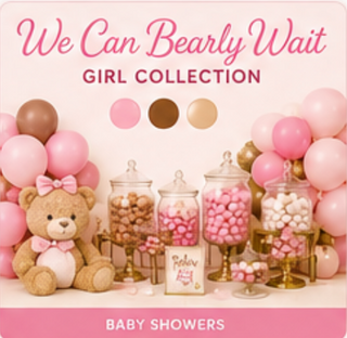 We Can Bearly Wait Girls Candy table package