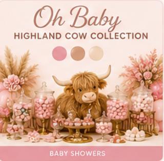 Oh Baby Highland Cow Candy Table Package