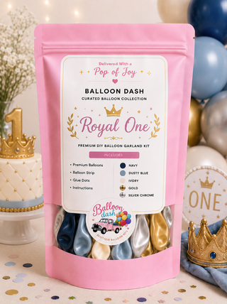 Royal One Balloon Garland Kit