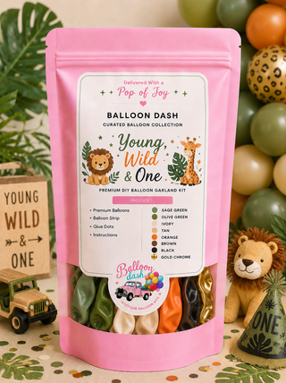 Young, Wild, & One Balloon Garland Kit