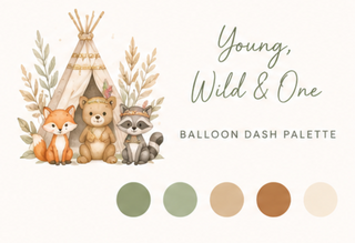Young, Wild, & One Balloon Garland Kit