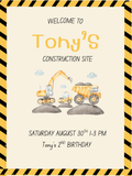 Construction Party Sign